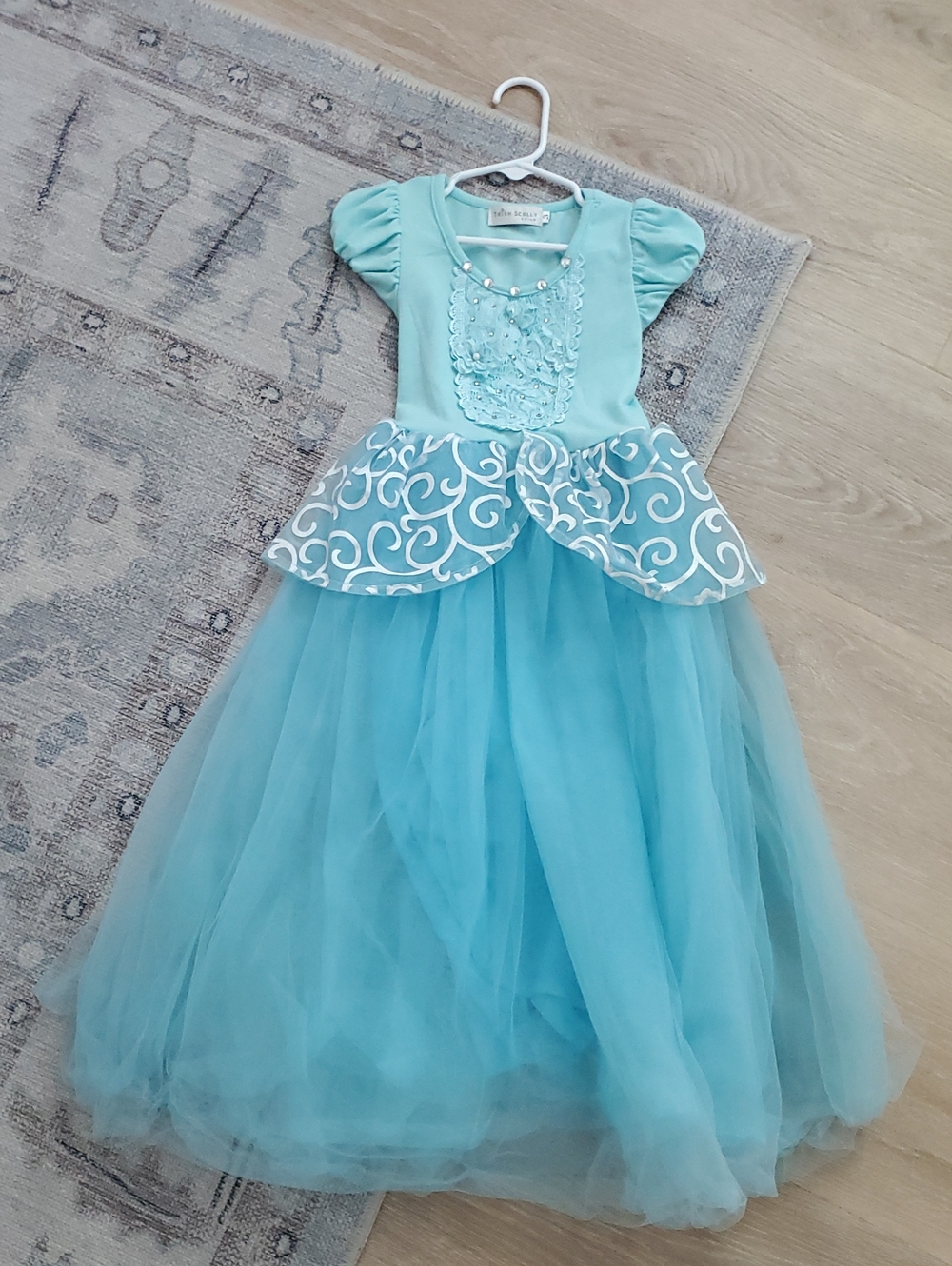 Trish Scully Toddler Girls Cinderella Blue Princess Dress Sz3